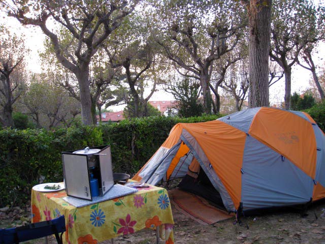 tent camping in Europe